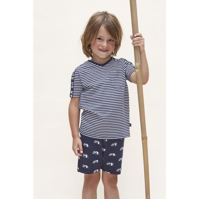 shortama-jongens-517ayl-1.jpg Jongens shortama Panda | Gratis verzending en retour | Online de mooiste pyjama's, nachthemden, ondermode en meer - Afbeelding 1