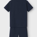 Name It Name It Jongens Korte Pyjama Set Shortama NMMARUSH STITCH Donkerblauw