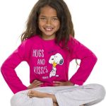 Snoopy | Pyjama kinderen | Lange mouw | 100% Katoen | Maat 104/110