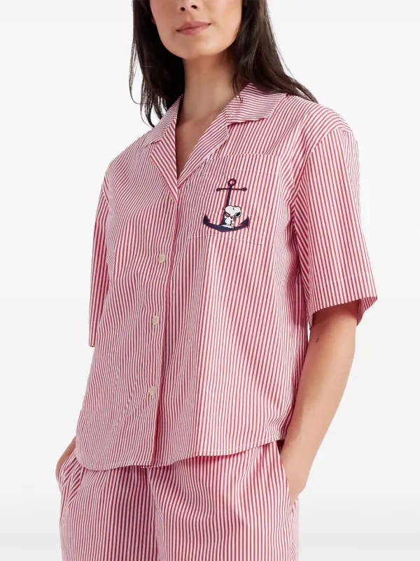snoopy-pyjama-480wet.webp Chinti & Parker x Peanuts Snoopy Anchor Pyjama | Rood | FARFETCH NL - Afbeelding 1