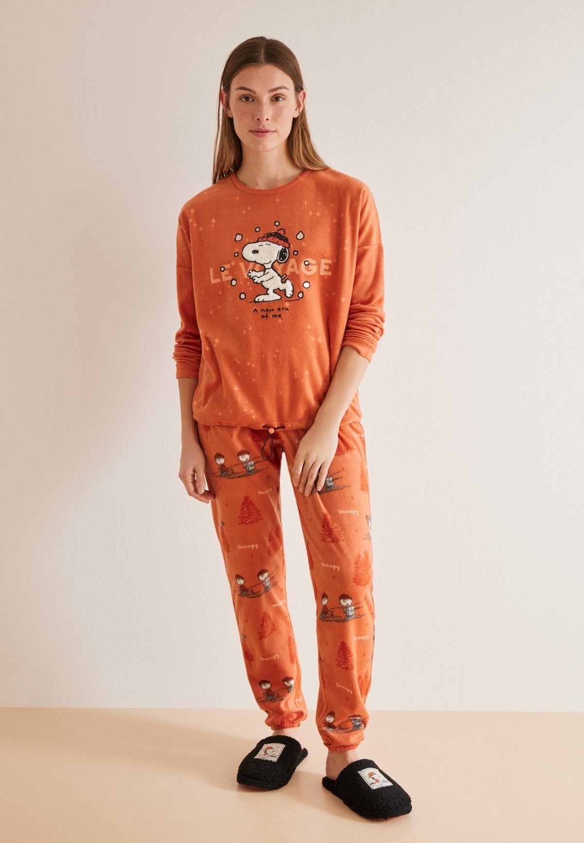 snoopy-pyjama-838fzv-1.jpg women'secret THE PEANUTS SNOOPY VOYAGE Pyjama naranja/oranje Zalando.nl - Afbeelding 1