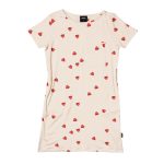 SNURK DAMES PYJAMAJURK AARBEI WIT