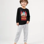 Pyjama Sonic voor Jongens, zwart