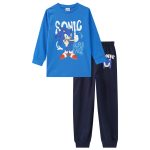 Sonic pyjama met prints in blauw | Ernsting's family