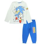 Sonic Pyjama Blauw Grijs Sega