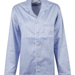 TEKLA Gestreept Pyjamashirt | Blauw | FARFETCH NL