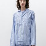 Tekla Poplin Pyjama Shirt Bassett Stripes – Neighbour