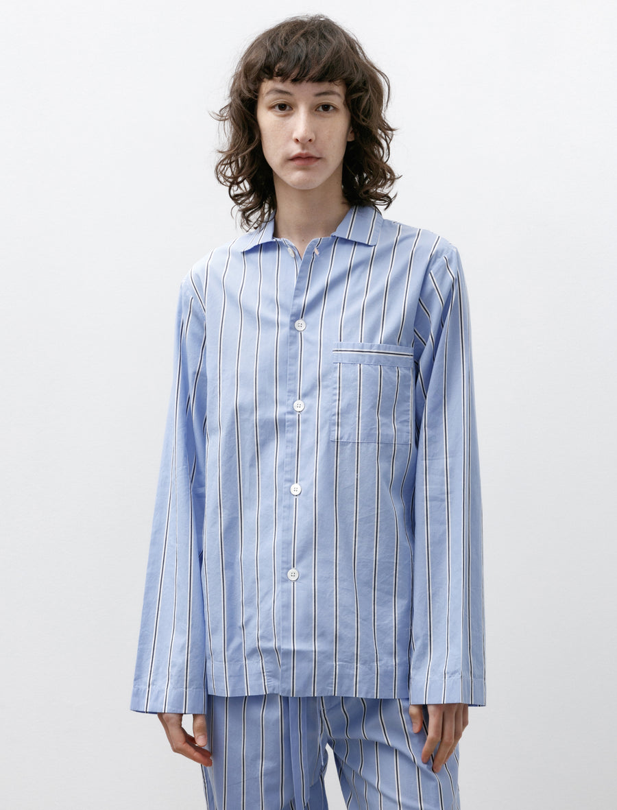 tekla-pyjama-793dmu-1.jpg Tekla Poplin Pyjama Shirt Bassett Stripes – Neighbour - Afbeelding 1