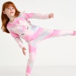 Lindex RAINBOW UNICORN 3D SET Pyjama light pink/roze Zalando.nl