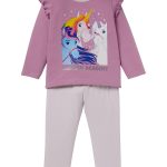 Pyjama unicorn academy voor Meisjes, paars