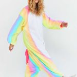 Eenhoorn unicorn onesie regenboog pak kostuum