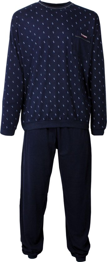warme-pyjama-heren-062fwe-1.jpg Paul Hopkins Warme winter pyjama heren 100% katoen Ronde hals RM | bol - Afbeelding 1