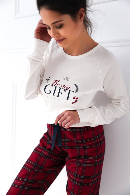 winter-pyjama-760iql-1.jpg Sensis Katoenen Winter Pyjama Dames Volwassenen Interlock Flanel Lange Mouw Lange... | bol - Afbeelding 1