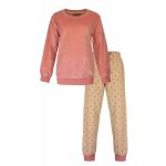 Irresistible Dames Pyjama Velours Roze | Beerenondergoed