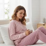 Tenderness Dames Pyjama Fleece Lange Mouwen Roze Maat S