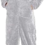 Warme Modieuze heren pyjama Capuchon Fleece Jumpsuit Onesie Winter ... | bol