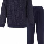 Paul Hopkins Fleece pyjama heren Winter Squares – Sliponline