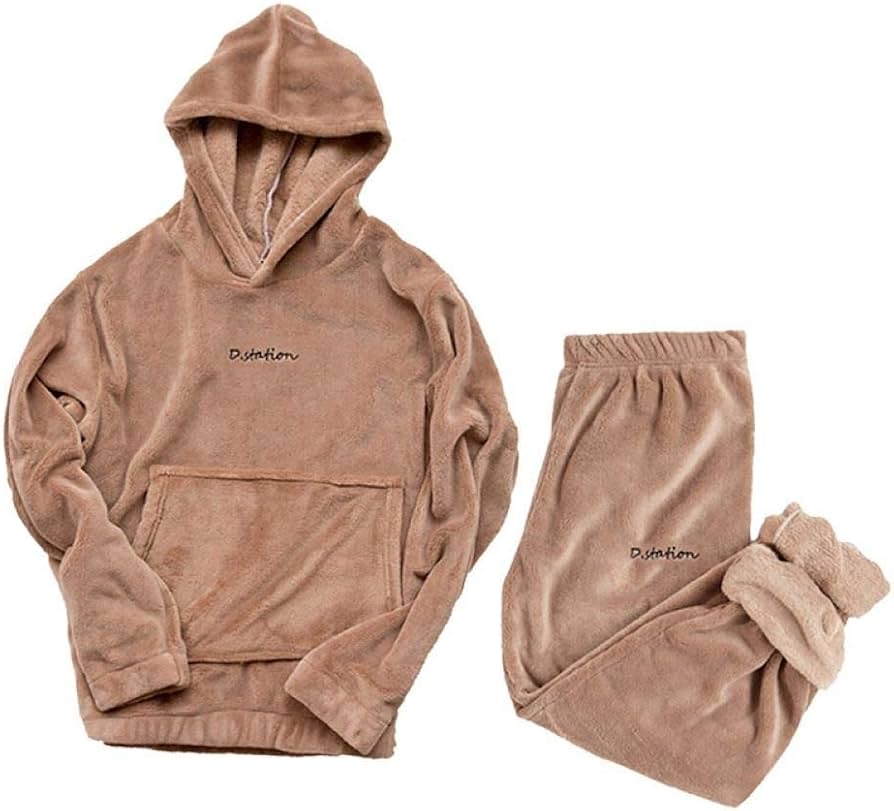 wollen-pyjama-dames-714phm-1.jpg Winter Flanellen Pyjama Pak Dames Wollen Pyjama Thuis Service Dikke Warme Coral Fleece Dames Pyjama : Amazon.nl: Kleding, schoenen & sieraden - Afbeelding 1