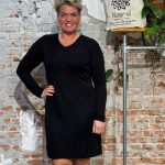 ENGEL Wol zijde pyjama nachthemd dames ZWART LIMITED | Natur el