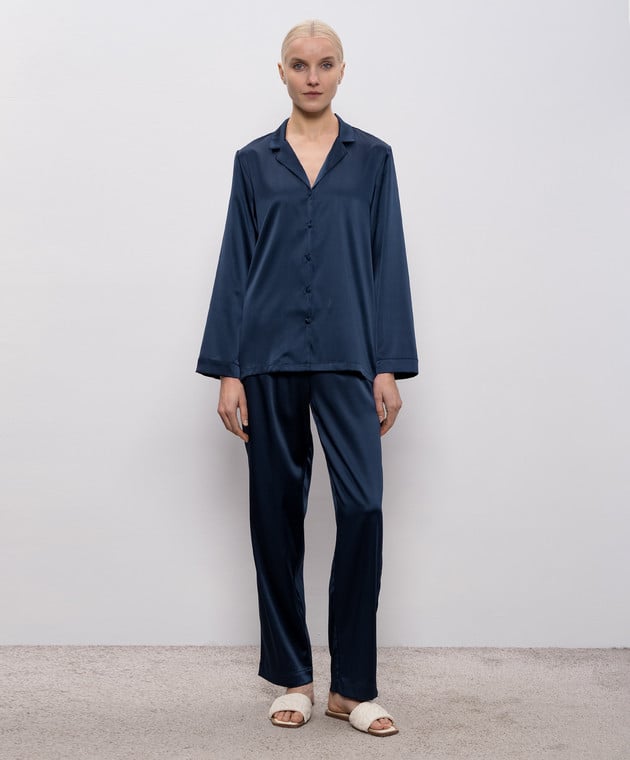 zijden-pyjama-870zqj-1.jpg Dore & Rose Blauwe zijden pyjama PREMIUMSILKPJSET Online kopen bij Symbol - Afbeelding 1
