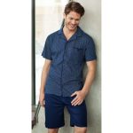 Heren shortama met knopen Pastunette | Pyjama webshop | Online de mooiste pyjama's, nachthemden, ondermode en meer